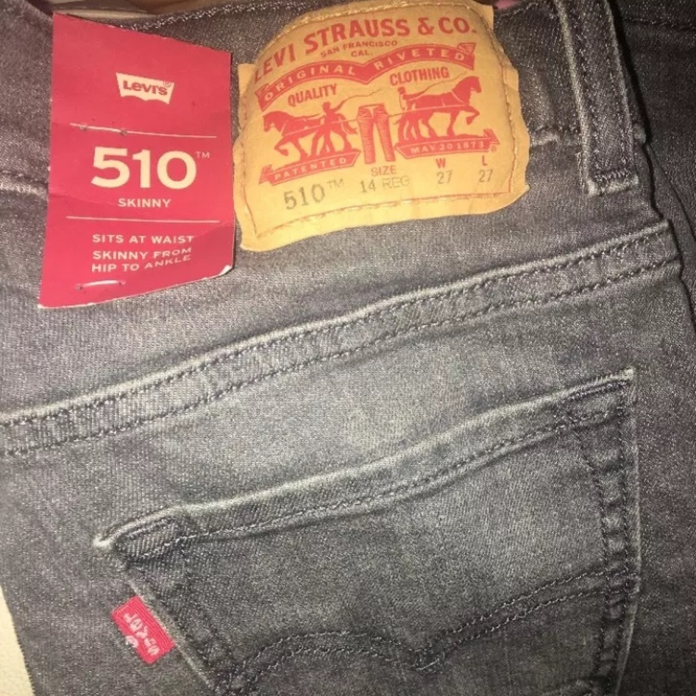 Levis 510 skinny jeans size 14  Waist 27